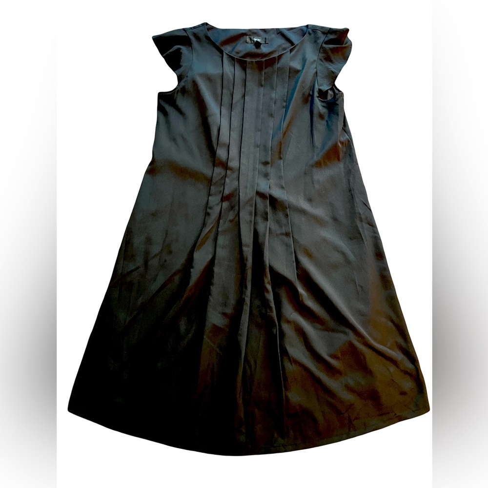 Mossimo Black A Frame Black Midi Dress SzM